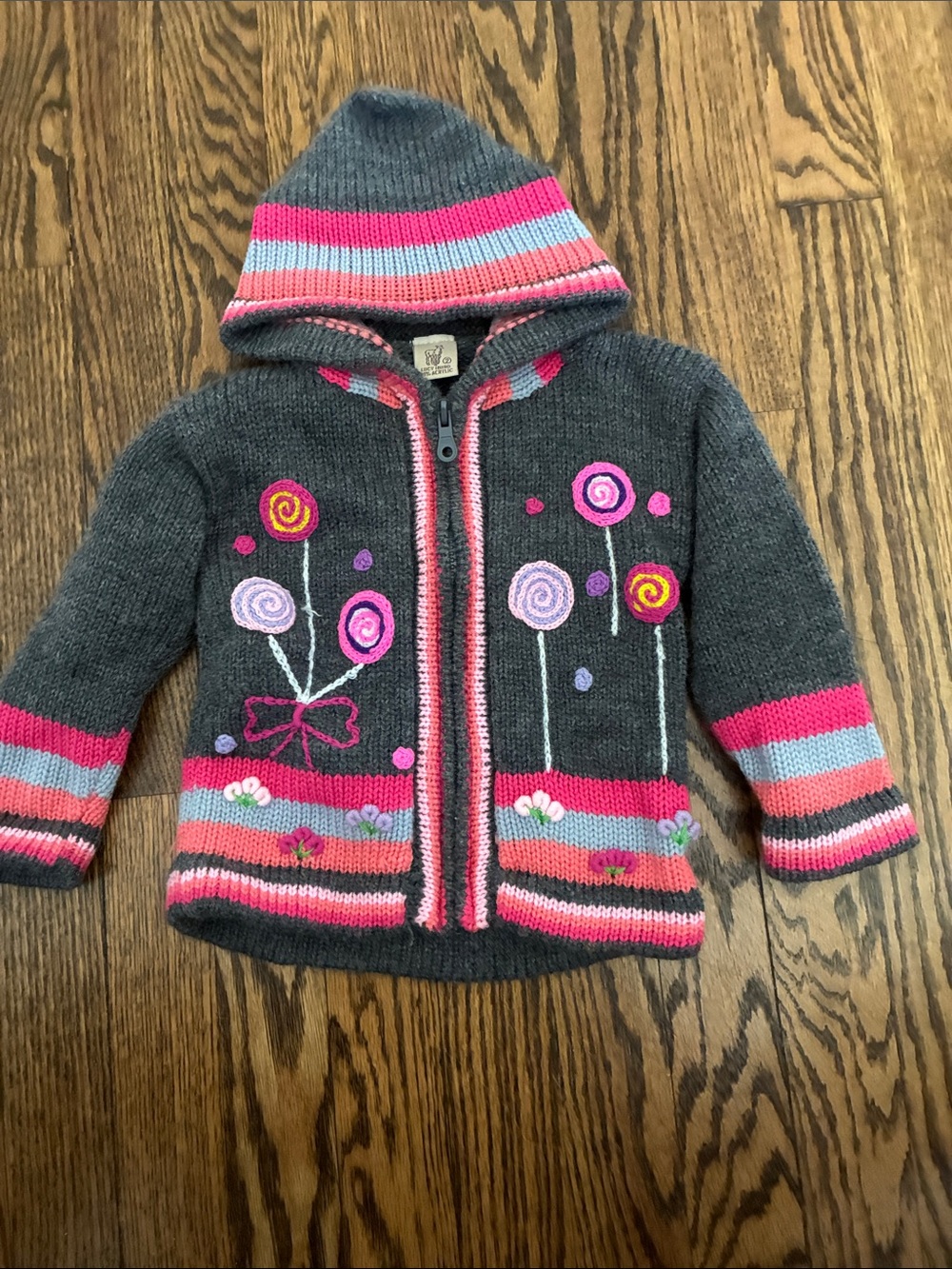 Made in Peru girls 2T sweater